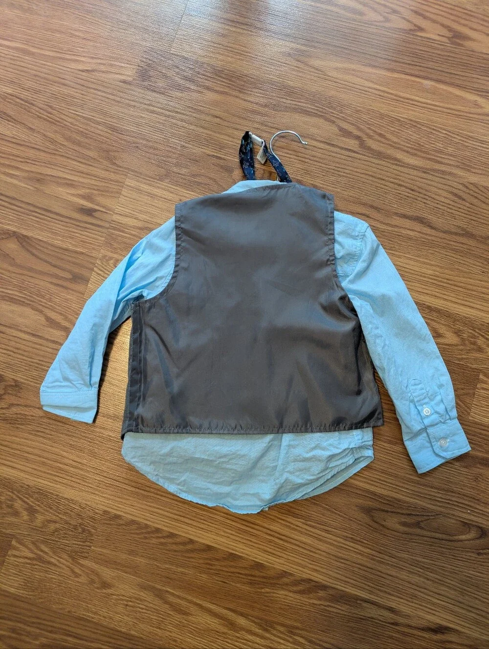 Andy & Evan Light Blue Toddler Three Piece Suit